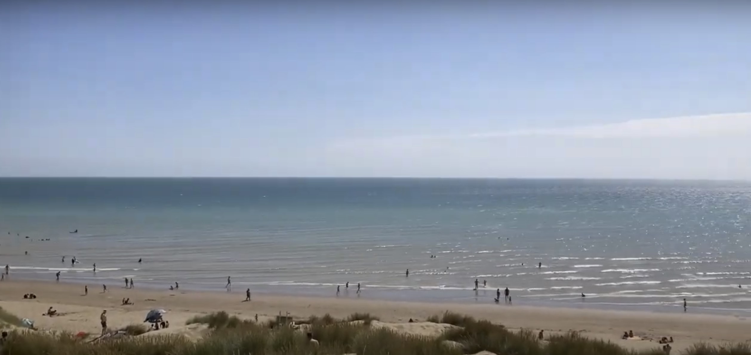 Camber Sands:Rye in East Sussex.