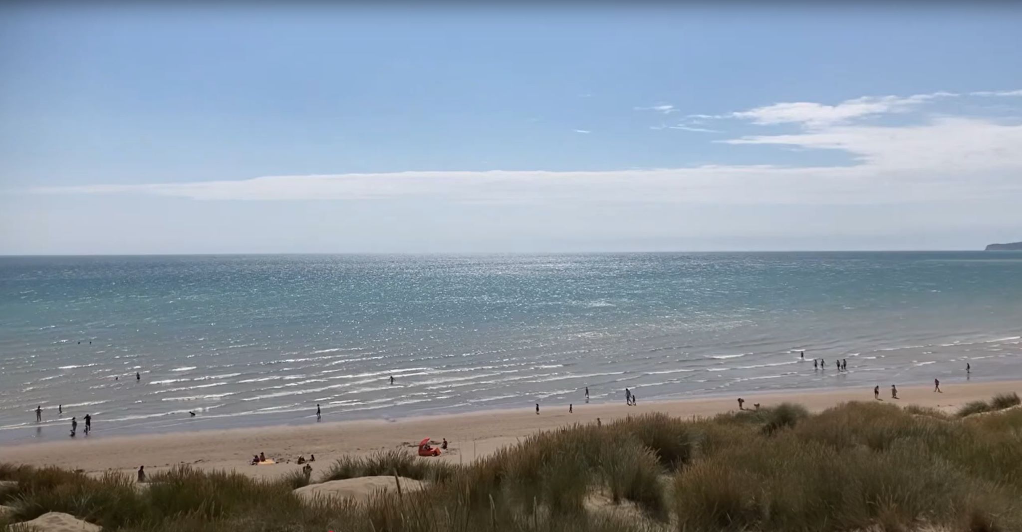 Camber Sands:Rye in East Sussex.